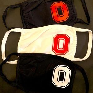 Block O Ohio State face masks for adults